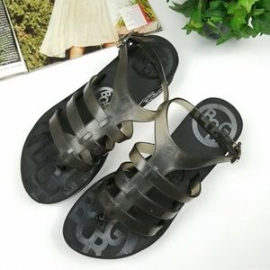 BCBG platform Jelly sandals